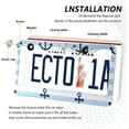 thumbnail image 5 of Coolnut Anchor License Plate Frames 2pcs, Aluminum Universal Car License Plate Holder with Elliptical Hole for US Vehicles, 12"x 6", 5 of 7