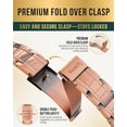 thumbnail image 3 of MagnetRX Copper Magnetic Bracelet for Men, 99.9% Pure Copper, Adjustable Cuff Bracelet, Stealth Design, 3 of 9