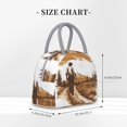 thumbnail image 2 of Disketp Western Cowboy Countryside Bolsa Térmica para Almuerzo, Lonchera con Abertura Amplia y Gran Capacidad, Organizador Reutilizable para Mujeres, Hombres y Adultos, 2 of 6