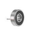 thumbnail image 3 of Uxcell Deep Groove Ball Bearing Metric Double Seal High Carbon Steel Z2 10mmx26mmx8mm, 3 of 4