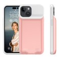 thumbnail image 4 of FeiKong Estuche de batería para iPhone 15, estuche de carga para teléfono con batería recargable de 7000 mAh, color rosa, 4 of 4