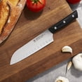 thumbnail image 2 of Henckels International Solution 7-inch Hollow Edge Santoku Knife, 2 of 3