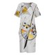 thumbnail image 4 of Alta definición. Vestido holgado con bolsillos Delie Tension de Wassily Kandinsky, vestido de verano para mujer, vestido coreano para mujer., 4 of 7