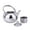 true color-medium size, variant on Stainsless Steel Teas Kettles Teapots with Infuser Metal Coffee Pots Round Teas Pots for Kitchen Hotel Restaurant