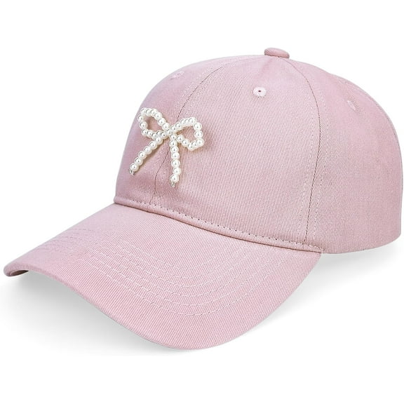 Coquette Baseball Hat Bow Baseball Cap Ponytail Hat for Women Cute Distressed Cap Funny Trucker Hats