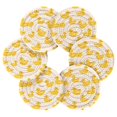 thumbnail image 2 of Haosy Set of 6 Drink Woven Coaster with Holder Heat Resistant Non-Slip Bar Coasters 4 Inches Yellow Duck Toy, 2 of 7