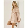 thumbnail image 2 of Mini Satin Dress with Angel Arms, 2 of 5