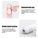 thumbnail image 5 of Injueey Ventilador de mano portátil USB de carga 3 velocidades plegable 1500mAh ventiladores Camping Electrodomésticos Rosa Injueey HA012708-02B, 5 of 6