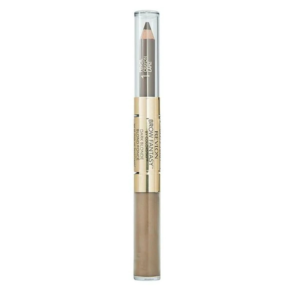 Pack of 2 - Revlon Brow Fantasy Pencil & Gel, Brunette [105] 0.051 Ounce Packaging May Vary