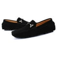 thumbnail image 7 of Go Tour New Mens Casual Loafers Moccasins Slip On Driving Shoes Black 11/46, 7 of 7