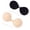 Skin color black, variant on 2Pcs Breathable Adhesive Nipple Covers Pasties With Lift Support Thickened Bra Pads For Bikini Dresses And Formal Event
