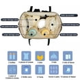 thumbnail image 4 of GASTROPOD Diaper Bag Backpack, Waterproof 25L Roomy Baby Backpack Diaper Backpack for Boy and Girl with 2 Stroller Straps - Green, 4 of 4