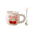 thumbnail image 4 of Linnome Ceramic Coffee Mug for Office Home Use Dishwasher Microwave Safe Comfort Grip Handle for Hot Cold Drinks, 4 of 6