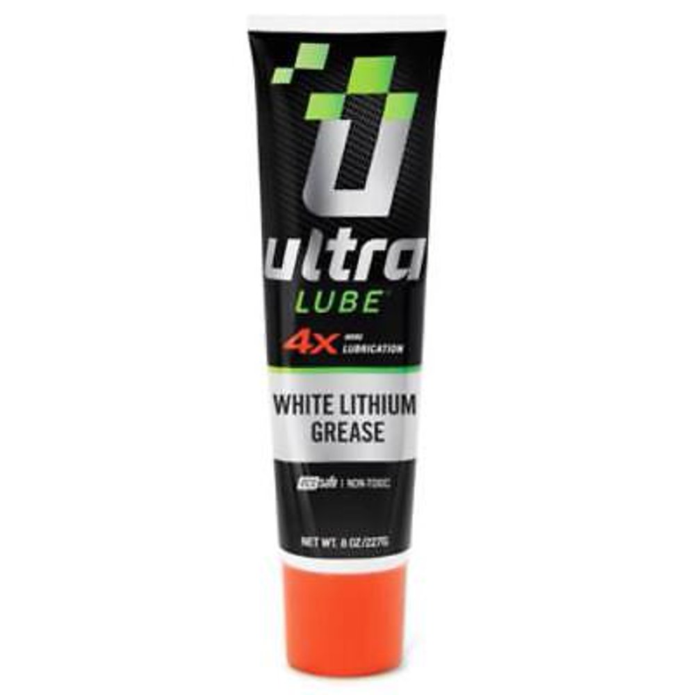 Plews 2PK Ultra Lube 8 OZ White Lithium Grease Multi Purpose Grease Bio
