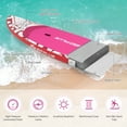 thumbnail image 6 of Goplus 10.5’ Inflatable Stand Up Paddle Board SUP W/Carrying Bag Aluminum Paddle Pink, 6 of 11