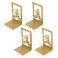 thumbnail image 4 of Book Holders,4pcs Bookends Lover Series Bookends Heavy Duty Bookends Built for Precision, 4 of 14