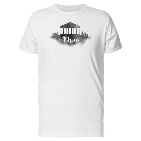 Athens Black Paint Tee Men's -Image by Shutterstock