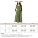 thumbnail image 5 of Vestido elegante de manga larga para mujer, vestido de manga larga, redondo, manga larga, vestidos fluidos, vestido de mujer con cuello redondo hasta la rodilla, elegante y estético, 5 of 5