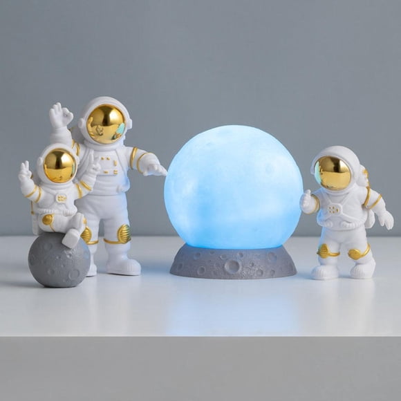 Estatuilla de astronauta Colco adorno creativo 4 piezas Decoración para hogar colecciones