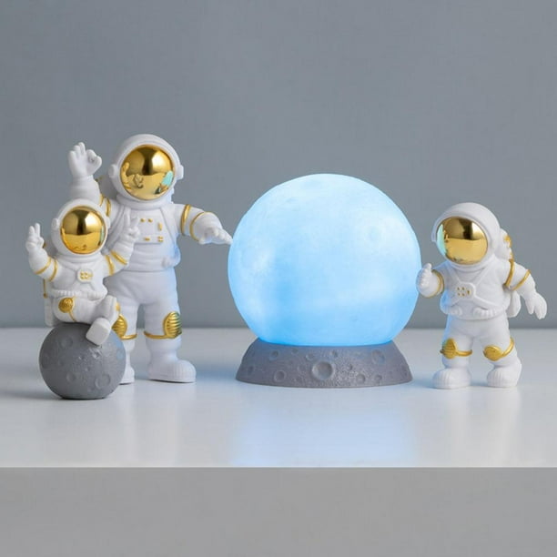Estatuilla de astronauta Colco adorno creativo 4 piezas Decoración para hogar colecciones