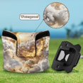 thumbnail image 6 of Haosy Golden Light in Clouds Golf Mallet Putter Cover Strong Magnetic Leather Golf Club Headcover Closure, 6 of 7