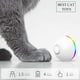 thumbnail image 2 of Juguete interactivo para gatos con luces LED, pelota para gatos de cuarta generación, juguetes para gatos para gatitos y cachorros, rotación automática de 360 grados (blanco), 2 of 5