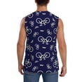 thumbnail image 4 of Pofeuu Bicycle1 Print Men's Muscle T-Shirt, Sleeveless, Muscle Tank, Classic Muscle Tee Top For Men Casual Sleeveless Muscle T-Shirt Trendy Clothes-Medium, 4 of 7