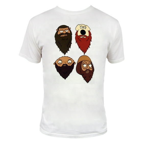 Family Guy Men's Beards T-Shirt, Extra-Large