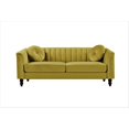 thumbnail image 2 of US PRIDE FURNITURE Hills Tufted Back Nailhead 75.2" Sofa-Yellow Green, 2 of 4