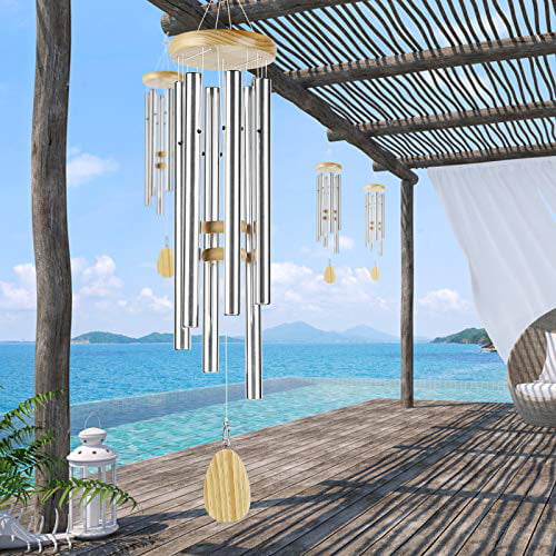 Monsiter Wind Chimes Outdoor Decoration Aluminum Tubes Garden and Home Decor ¡­