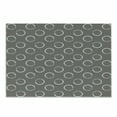thumbnail image 1 of Taupe Cutting Board, Simple Pattern Ring Shapes Grungy Display with Brushstrokes Vintage Style, Decorative Tempered Glass Cutting and Serving Board, Small Size, Taupe White, by Ambesonne, 1 of 1