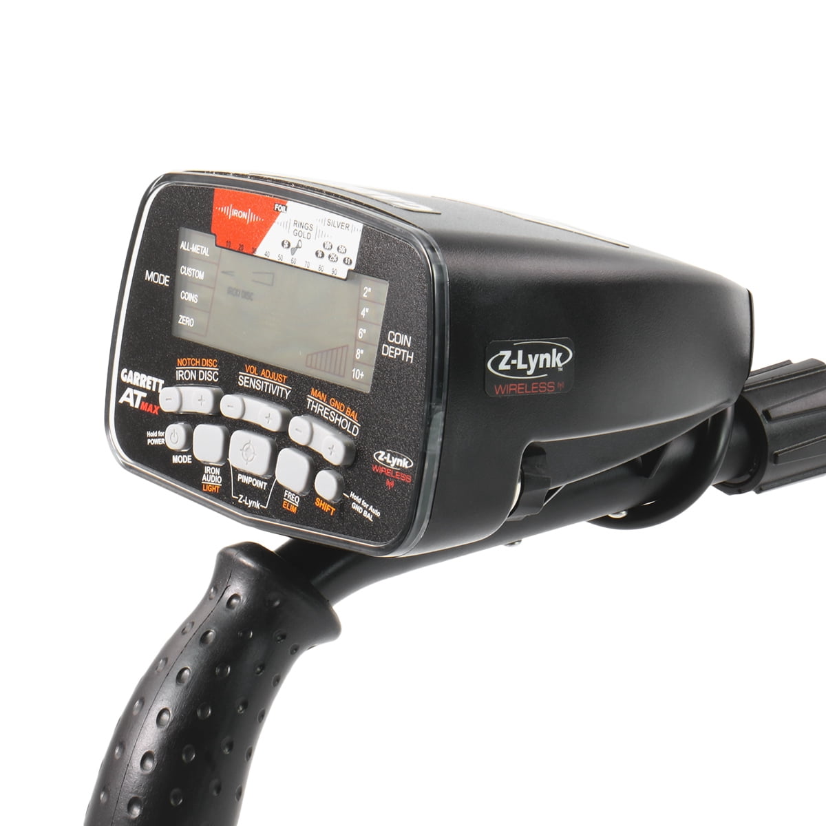 Garrett AT MAX Waterproof Metal Detector with Pro Pointer AT Z-Lynk, and Pouch