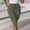 Army Green women cargo capri pants a1, variant on Cagogo Women Cargo Capri Pants High Waisted Flowy Casual Solid Streetwear Vacation Beach Shorts with Pockets Loose Fit Summer Trousers, Black S