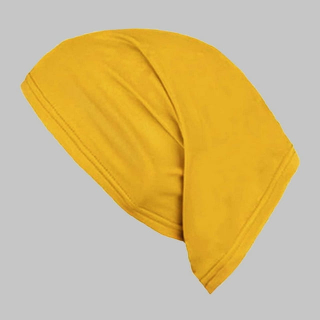 JMYHOAM Serviette pour Cheveux pour Femmes Hommes Couleur Unie Mode Extensible Foulard Bandeau