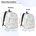thumbnail image 2 of Disketp Colorful Butterfly print Canvas Backpack Lightweight Travel Daypack Student Rucksack Laptop Backpack-Small, 2 of 5