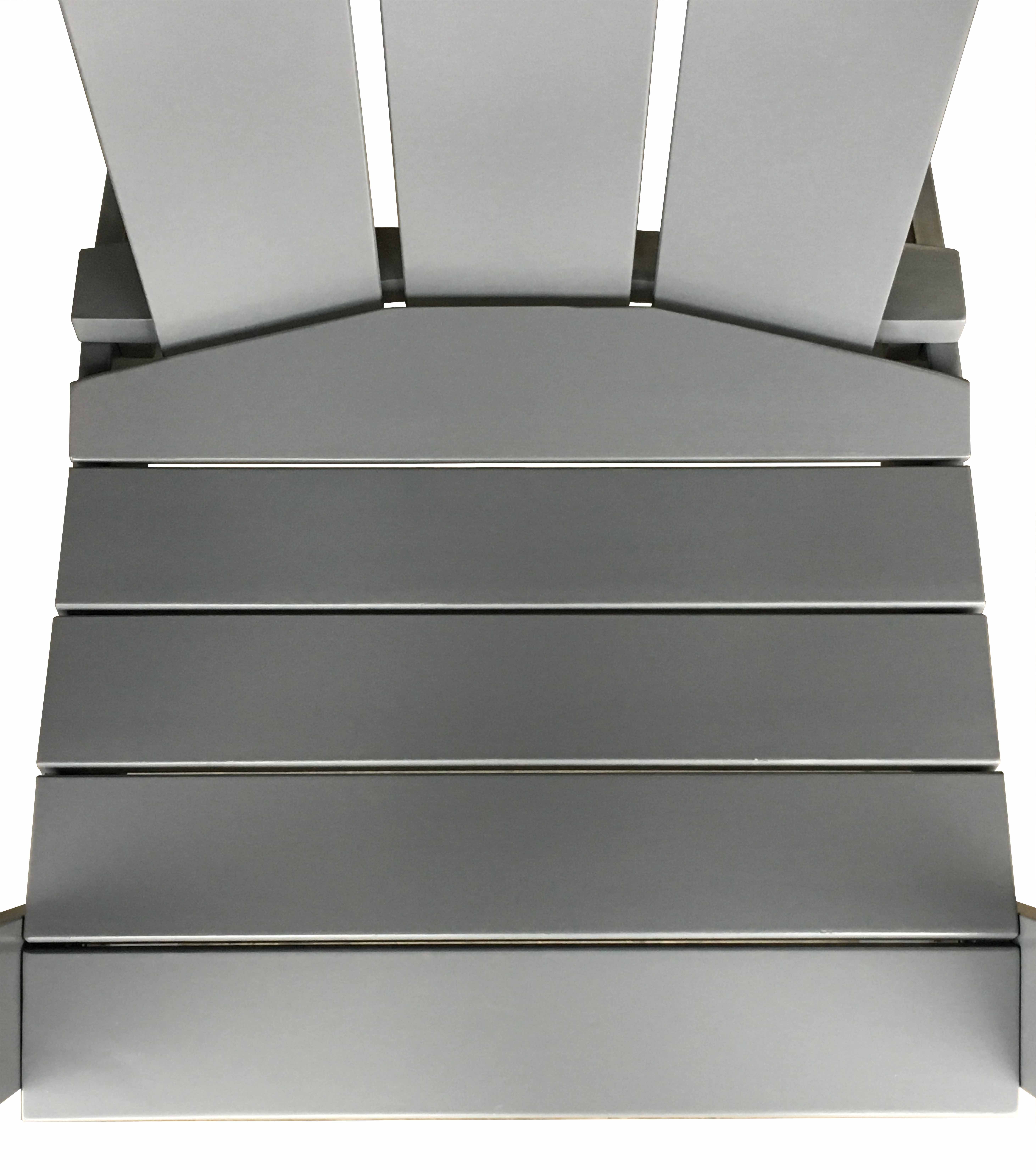 Mainstays Wood Outdoor Modern Adirondack Chair, Grey Color