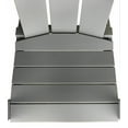 thumbnail image 5 of Mainstays Wood Outdoor Modern Adirondack Chair, Grey Color, 5 of 9