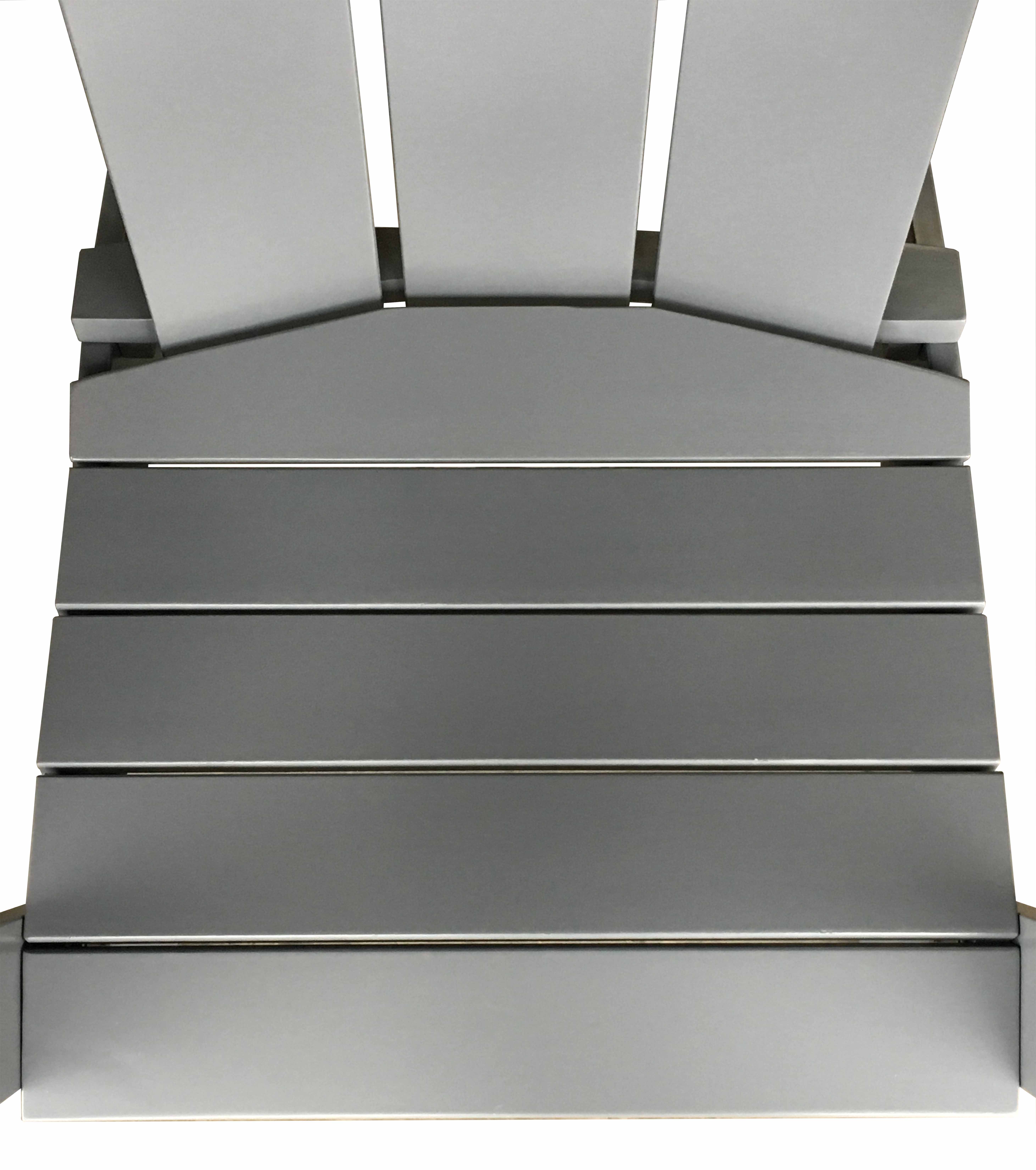 Mainstays Wood Outdoor Modern Adirondack Chair, Grey photo 5
