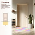 thumbnail image 3 of Flatwoven High Traffic Area Rug, Kawaii Cascade Abstract Hues Area Accent, Non Slip, Stain Resistant, Washable Area Rugs for Living Room, Bedroom(Pink, 6X9), 3 of 8