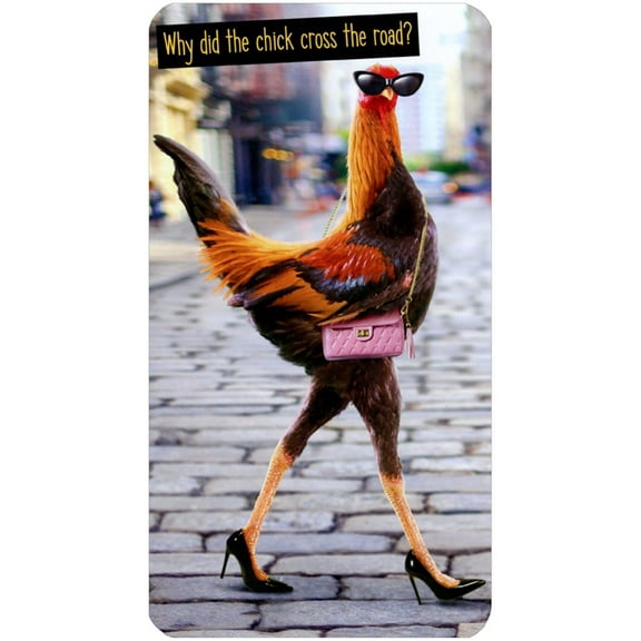 Avanti Press Chicken High Heels Oversized Big Funny / Humorous Birthday Card