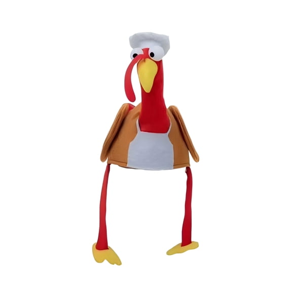 Thanksgiving Turkey Hat, Thanksgiving Accessories Turkey Hat for Party Favor Supplies, Dress-up Party for Adults,One Size