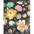 thumbnail image 2 of Nai, Danhui 12x14 Gold Ornate Wood Framed with Double Matting Museum Art Print Titled - Garden of Delight Black III, 2 of 4