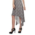 thumbnail image 3 of Moomaya Printed Ladies Sleeveless High-Low Dress Plus Size Kurta For Women, 3 of 5