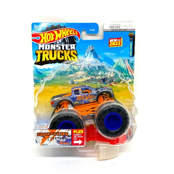 Hot Wheels Monster Trucks Crash Legends Raptor F150