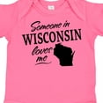 thumbnail image 4 of Inktastic Someone in Wisconsin Loves Me Boys or Girls Baby Bodysuit, 4 of 5
