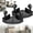 Black, variant on 2 Pack Triangle Suction Cup Shower Caddy, Corner No Drill Bathroom Wall Mounted 2 Tier Organizer, Removable Heavy-Duty Strong Hold Bath Organizer Shelves, for Bathroom Hanging Storage (Black,1Pc)