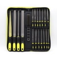 thumbnail image 3 of Premium Metal Steel File Set with Toolkit – 16/18/19-Piece Versatile Flat-Blade Files, 200mm Compact Length, Sharp & Durable for Precise Cutting Tasks, Factory-Direct Multi-Functional Tool Kit with, 3 of 5