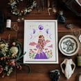 thumbnail image 6 of 1Pc Reusable Enchanted Witch Stencil Moon Phase Pattern Painting Template Witch Theme Stencil for Painting, 6 of 9