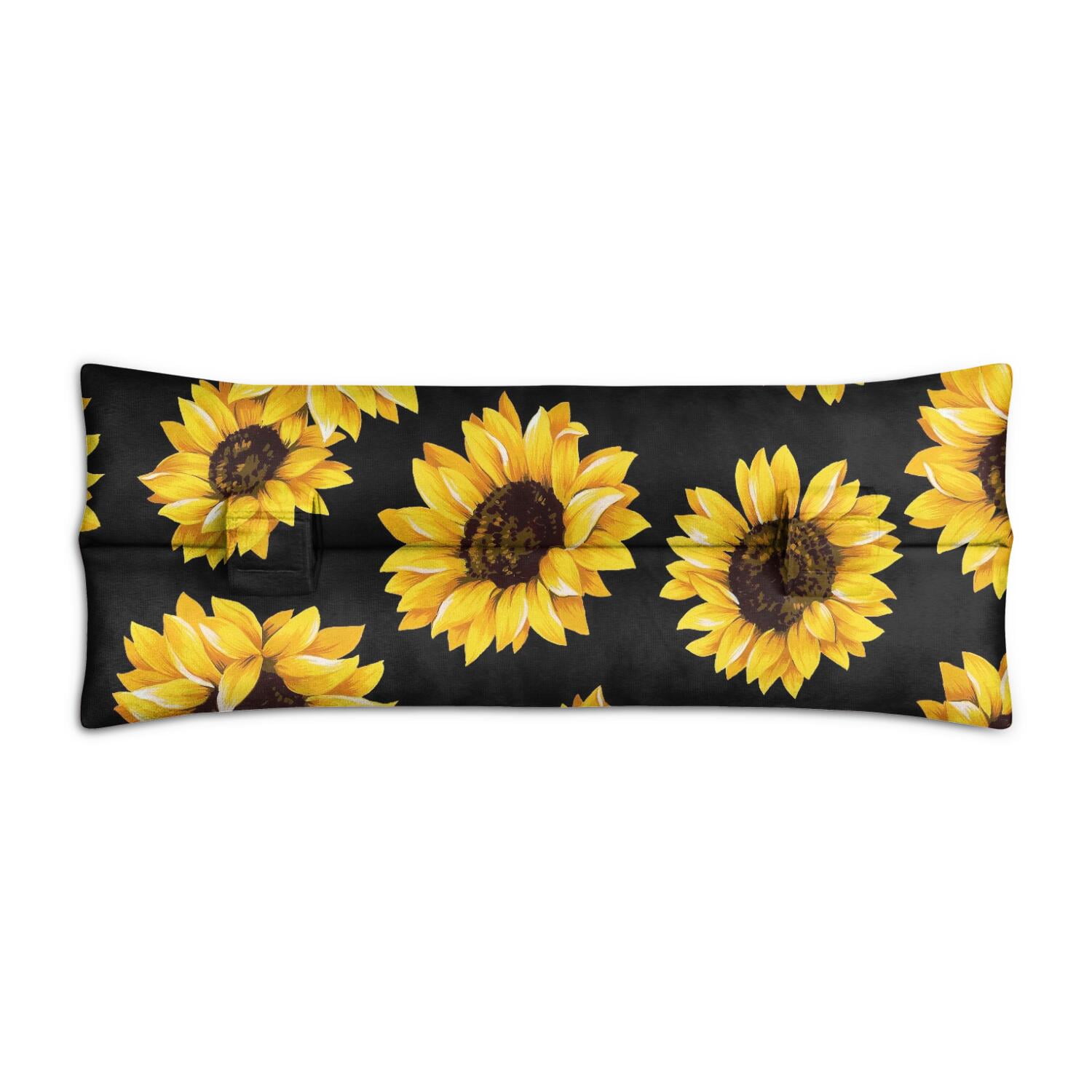 Autumn Sunflower Seatbelt Pillow - Plush Mastectomy Car Cushion - Vintage Floral Design for Post Surgery Comfort - Chest Protection & Recovery Aid