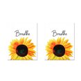 thumbnail image 1 of Yuarrent Planta de acuarela Girasoles Flores Impresiones decorativas Lona impermeable Núcleo Ornamento Coleccionables Corredor Decoración del hogar Respira Flor Yuarrent HA061613-01B, 1 of 6